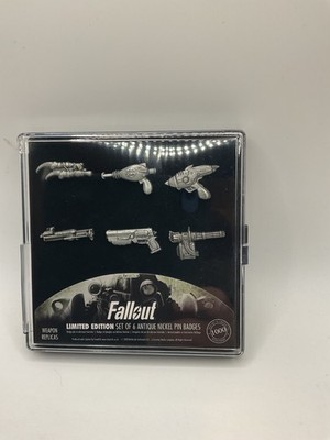 Fallout Limited Edition Weapons Pin Badge Set of 6 new