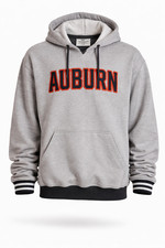 Kolosseum Damen Kastanienbraun Tiger Ski Lodge Zweifarbig Kapuzenpullover Grau -