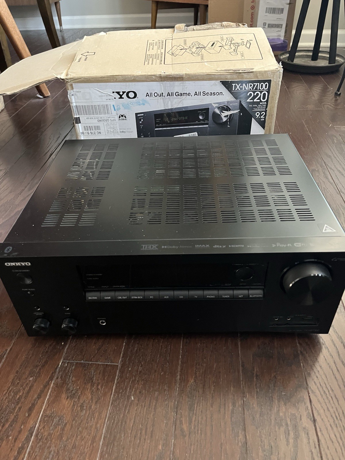 Onkyo TX-NR7100 9.2-Channel THX Certified AV Receiver with D