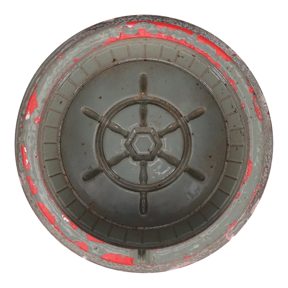 NOS Red Steering Wheel Horn Button Emblem 1955 Clipper Panama Constellation - Image 3 of 4