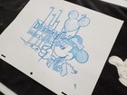 Disney Mickey Mouse Disneyland sign Collection Drawing/Sketch Art Marquee  — photo 2