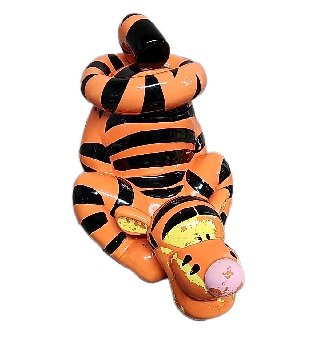 Vintage Disney China Ceramic Winnie The Pooh Tigger Cookie Jar