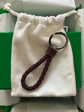 Authentic Bottega Veneta Intrecciato Leather Key Chain - New in Box
