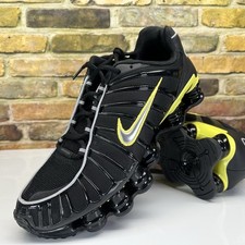 Mens Size 11 - Nike Shox TL Black Dynamic Yellow Low Top Lifestyle Sneaker