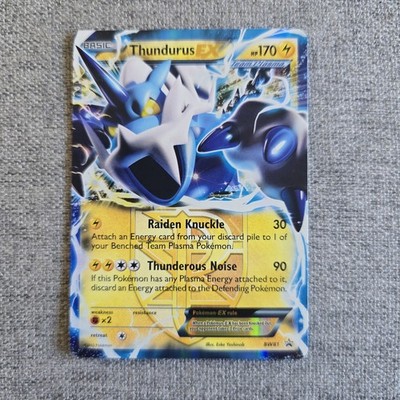Thundurus EX Team Plasma HOLO BW81 Black & White Promo Near Mint Pokemon Karte NM