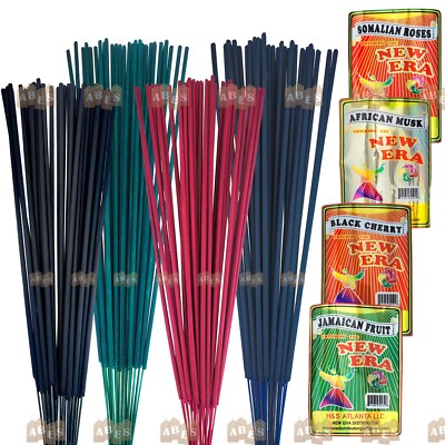 New Era JUMBO 19'' Incense Sticks, Hand-Dipped, ~30 Stick Packs, BULK DISCOUNT