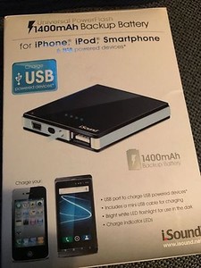 Universal Powerflash 1400mAh Battery Backup for iPhone, iPod, Smartphone and USB