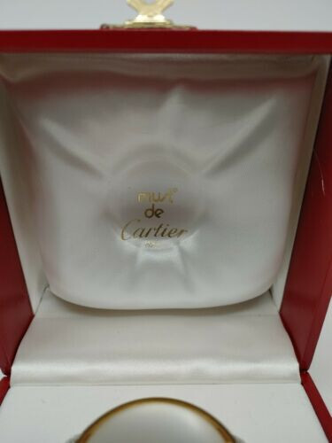 Must de Cartier Inkwell clear crystal glass body with Frosted glass cabochon - Bild 2 von 6