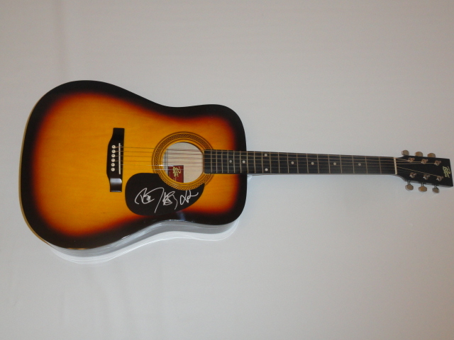 THE BAND PERRY SIGNED SUNBURST ACOUSTIC GUITAR PROOF KIMBERLY REID NEIL JSA COA