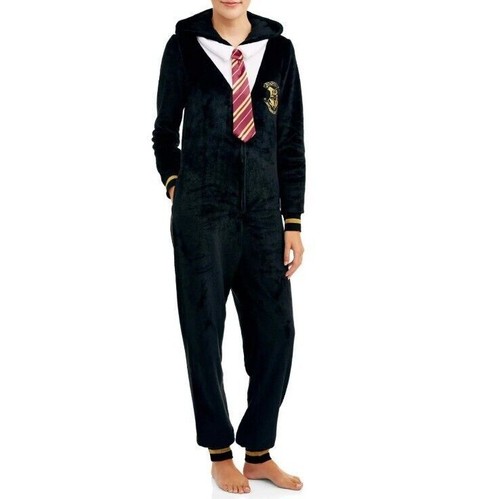 Harry Potter Fleece Union Suit Pajamas Adult Unisex - Size: Small (8/6)