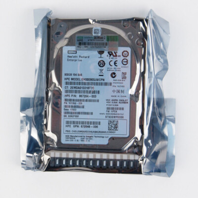1pcs New Compatible HP 900GB SAS 12G 15K ENT 2.5'' DS HDD 870795-001 870759-B21
