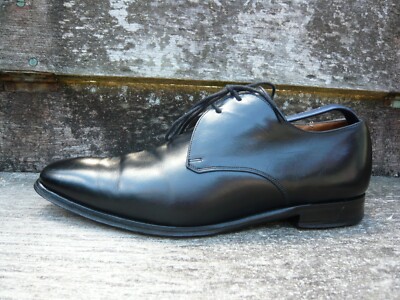 JOSEPH CHEANEY DERBY SCHUHE SCHWARZ LEDER UK8,5 HERREN SEHR GUTER ZUSTAND