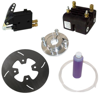 NEW MCP REAR KARTING BRAKE KIT,1'' AXLES,MASTER CYLINDER,CALIPER,7.75x .25'' ROTOR