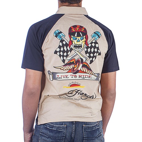 Ed Hardy Toddler-Kids Boys Buttoned short sleeves Shirt - Picture 5 of 15