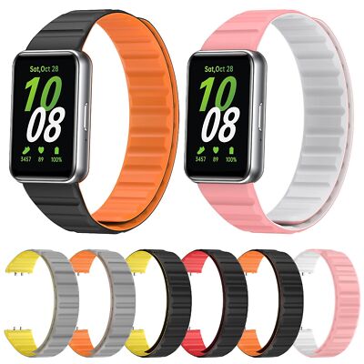 Smartwatch Armband Magnet für Samsung Galaxy Fit 3 Design Verschluss Silikon