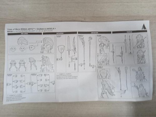 Square Enix Trials of Mana: Duran & Angela Bring Arts Action Figure Set con s... - Foto 8 di 8