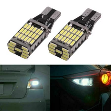 2Pcs Reverse Backup Light T15 921 Bulbs For Mercedes Benz 6000K Cold White