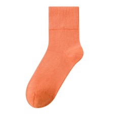 5 Pairs of ladies fall solid color breathable casual medium stockings