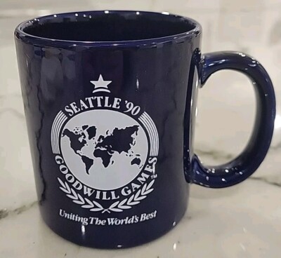 Seattle 1990 Goodwill Games/Uniting The World's Best Coffee Mug (Used/EUC)