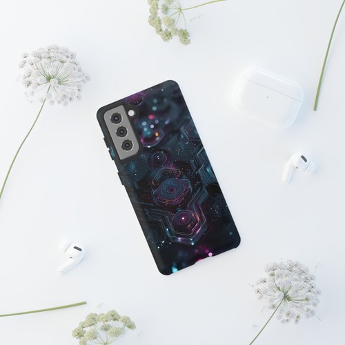 Neon Matrix Geometry - Phone Cover Case for iPhone | Galaxy | Pixel - Zdjęcie 217 z 255