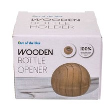 Handlicher Flaschenöffner in Holzkugel Ø7cm Unikat 