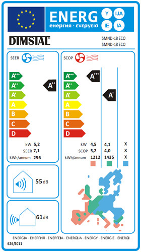 A++ ECO Smart Inverter WiFi 18000btu 5,2 / 4m Kupferleitung Klimaanlage/Heizung - Bild 9 von 10