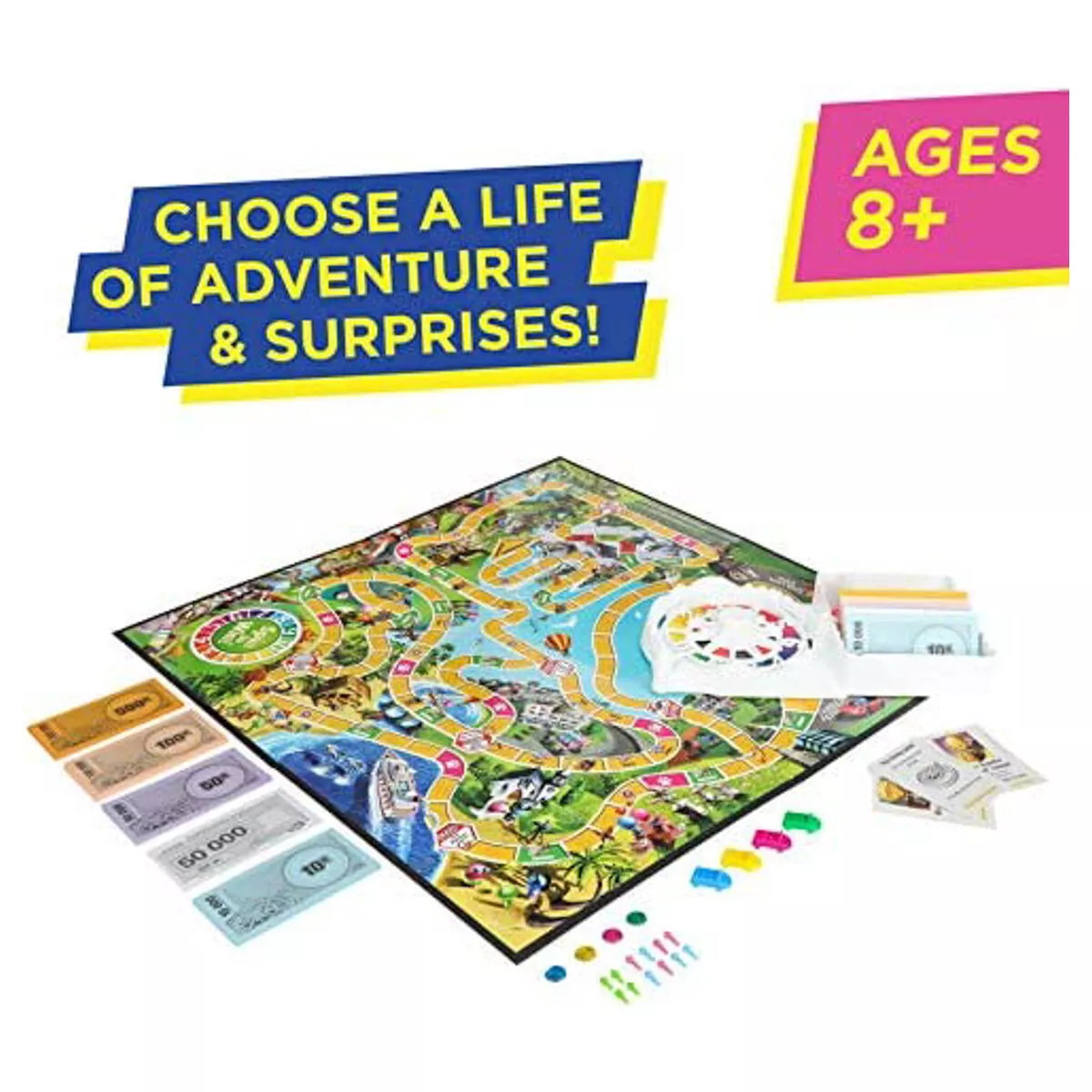 Discover THE GAME OF LIFE Classic board game by Hasbro brought