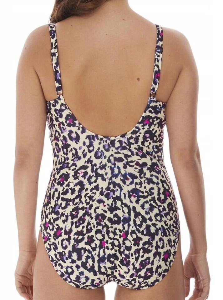 Traje de baño Fantasie Bonito estampado animal talla 32DD 10 sujetador con aros control 6948 Foto 3 de 4