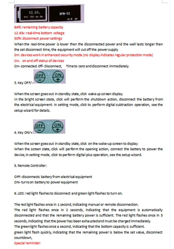 Interruptor de batería inteligente para proteger la parálisis eléctrica evitar que se agoten las pérdidas  Foto 3 de 4