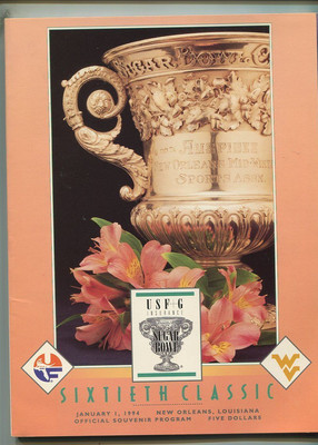1994 USF+G Insurance Sugar Bowl Florida Vs West Virginia      MBX103