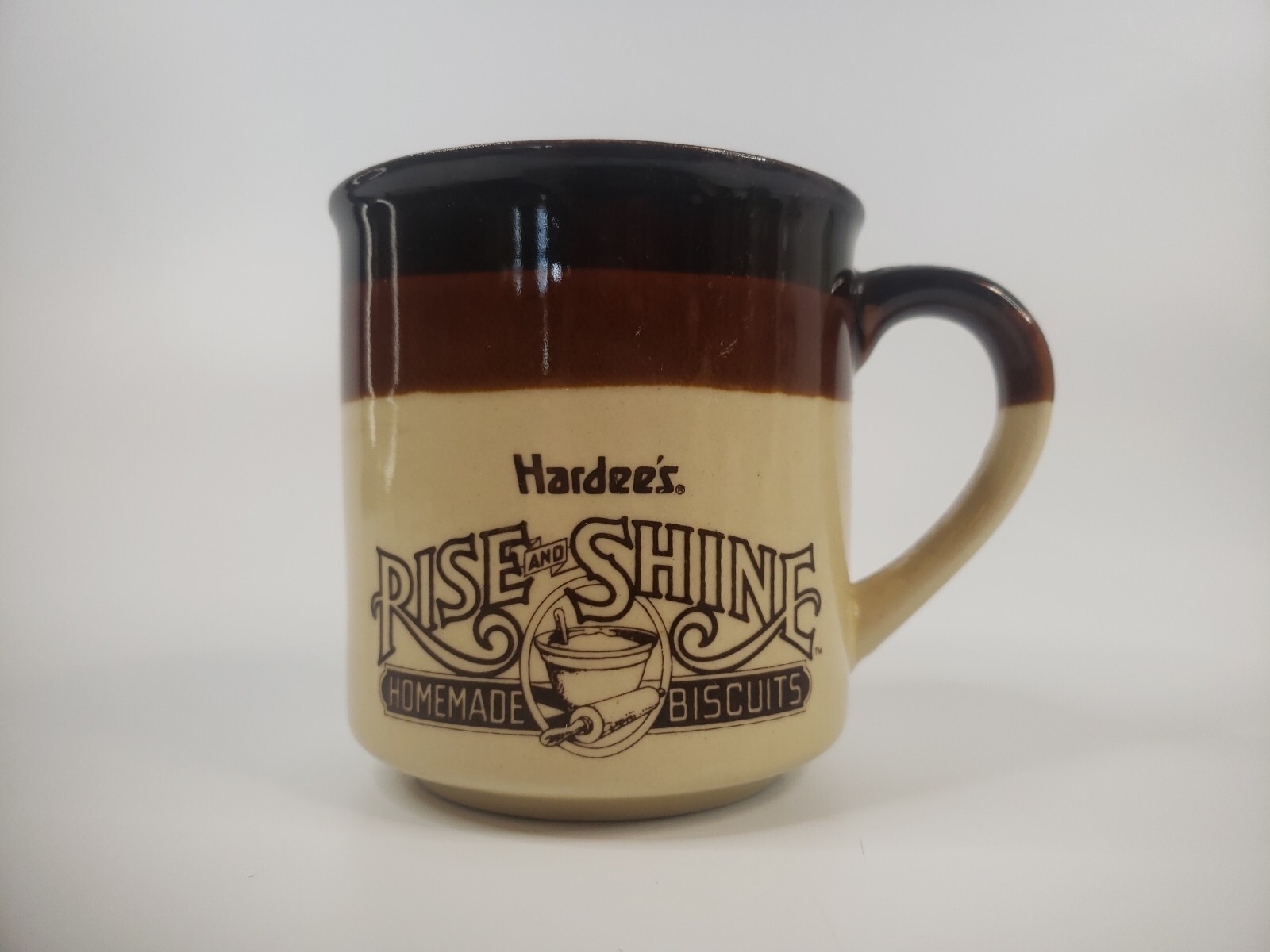 Hardees Rise And Shine Homemade Biscuits Coffee Cup Mug Vintage 1986 eBay
