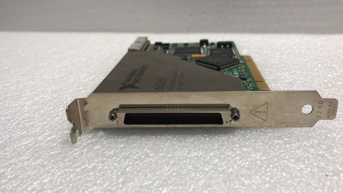 National Instruments PCI-6036E Scheda DAQ Multifunzione, PCI, 36 I/O - Testata E Funzionante