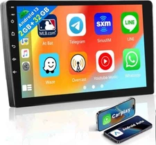 9" Android 13 Carplay Car Stereo Radio GPS Navi WiFi MP5 BT 2+32GB Double 2Din