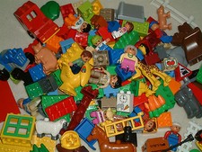 1 KILO kg LEGO DUPLO - bunt gemischt - Bausteine Tiere Platte Figur Fahrzeug