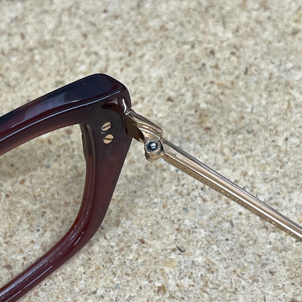 Monturas de gafas Boucheron BC0108O 002 marrón dorado ojo de gato 54-15-135 Foto 4 de 4