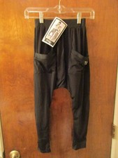 2-Pc Set of Punkz Gear Hip Hop Dancewear for Girls; Black Pants  Top  Size M