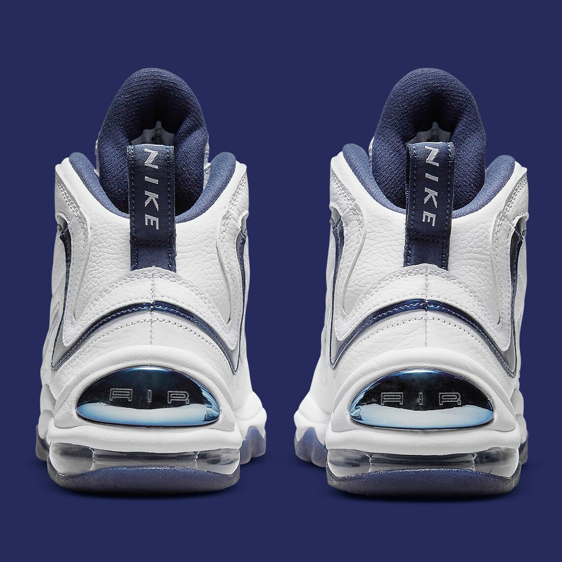 Nike Air Total Max Uptempo Midnight Navy Size 13 CZ2198-100 WHITE