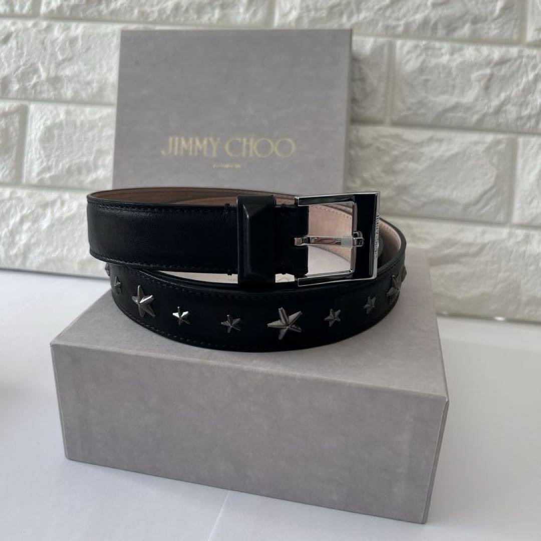 Jimmy★Choo(セールで訳ありだから破格)オシャレStars/Belt80cm Jimmy☆Choo(セールで訳ありだから破格)オシャレStars/Belt80cm