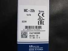 LS Electric Metasol MC-22b Contactor 3P 22A W/Auxiliary 24VDC MC22B-30-11-BD-S-E