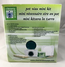 Clean & Easy Pot Wax Mini Kit incl Deluxe Warmer, Original pot wax, strips *NEW