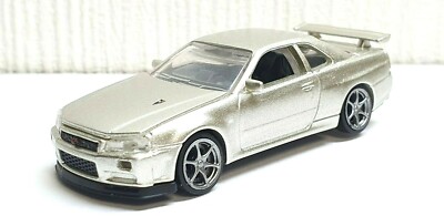 1/72 NISSAN SKYLINE GT-R R34 V-SPEC II CHAMPAGNE car model w