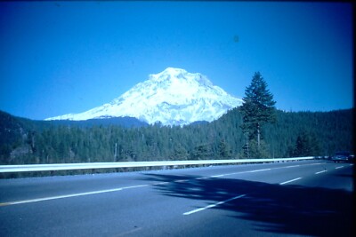 1960  Mt Hood Oregon Snow  Kodachrome Transparency Slide