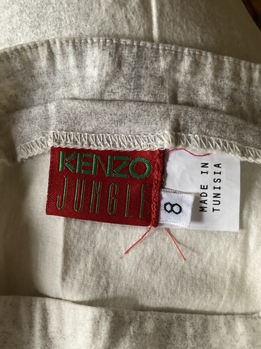 Designer/Paris Kenzo Jungle Kids Assymetrical Stretch Cotton Skirt sz 8 - Picture 6 of 7