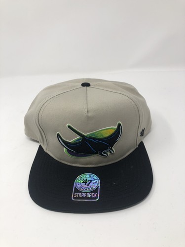 Tampa Bay Devil Rays Natural 47 Brands Cooperstown Strapback MLB Hat - Picture 2 of 8