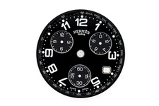 HERMES Clipper NOS Black Watch Dial incl. Inner Bezel 30mm CL2.910 (ZB867)