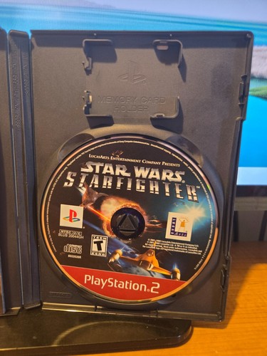 Star Wars Starfighter PS2 (PlayStation 2, 2002) Complete With Manual - Picture 5 of 6