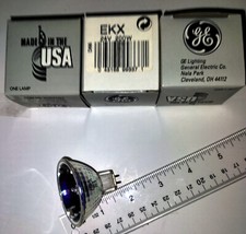GE EKX each Lot is 3 200W 24V Photo Stage Projection LIGHT BULB NOS 36899