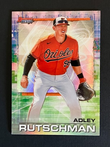 Bowmans Best Atomic Adley Rutschman #25 2021 + refractor Baltimore Orioles RC - Imagen 4 de 4