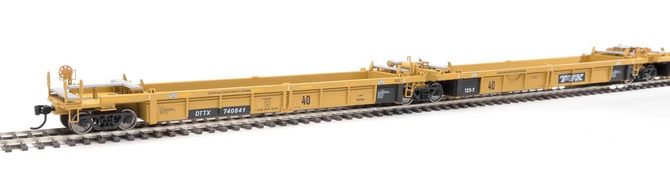 H0 Gauge - Walthers Thrall 5-Unit Rebuilt 40' Well Car DTTX -- 55647 New