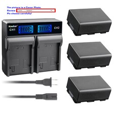 Kastar Battery LCD Rapid Charger for IA-BP210E BP420 IA-BP420E Samsung HMX-F90